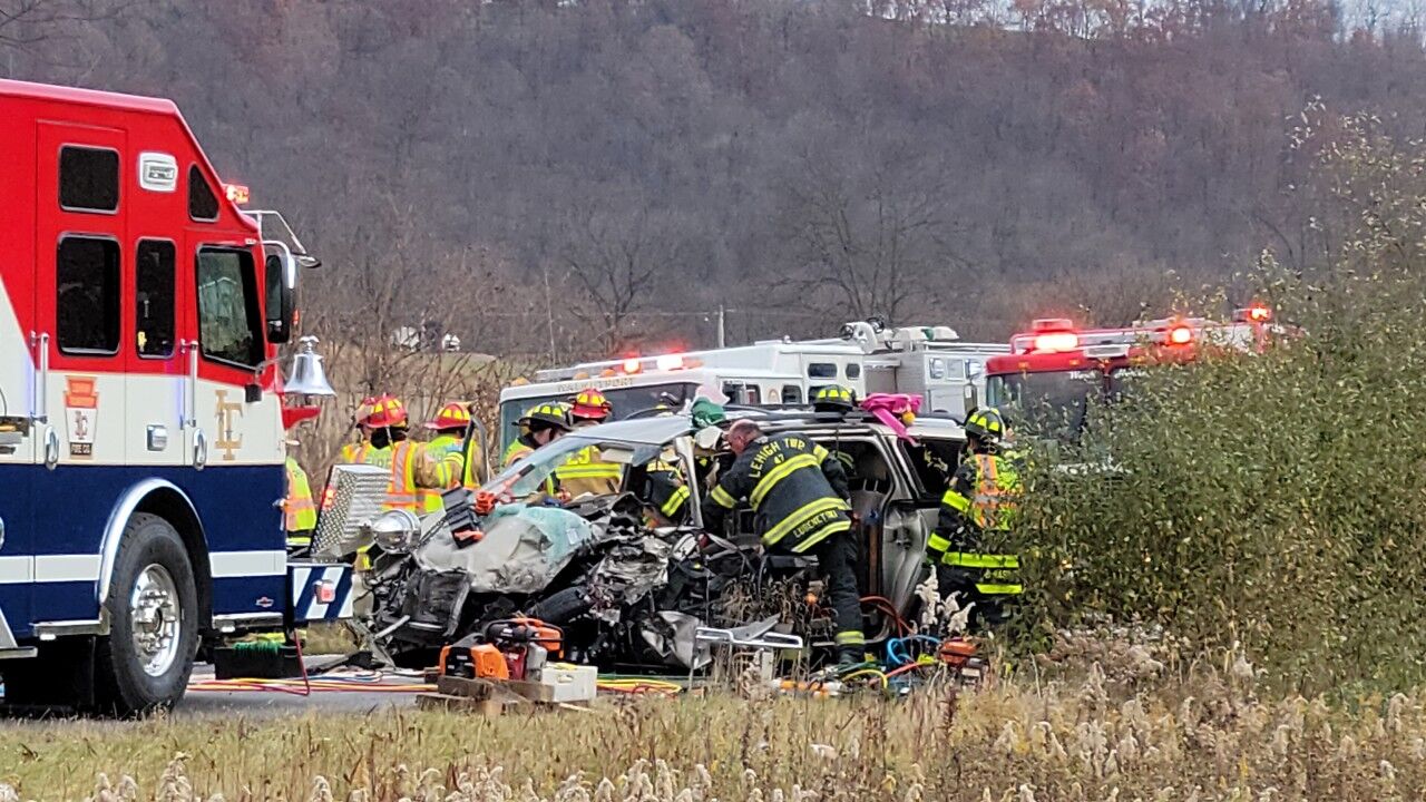 Lehigh Township crash Route 145